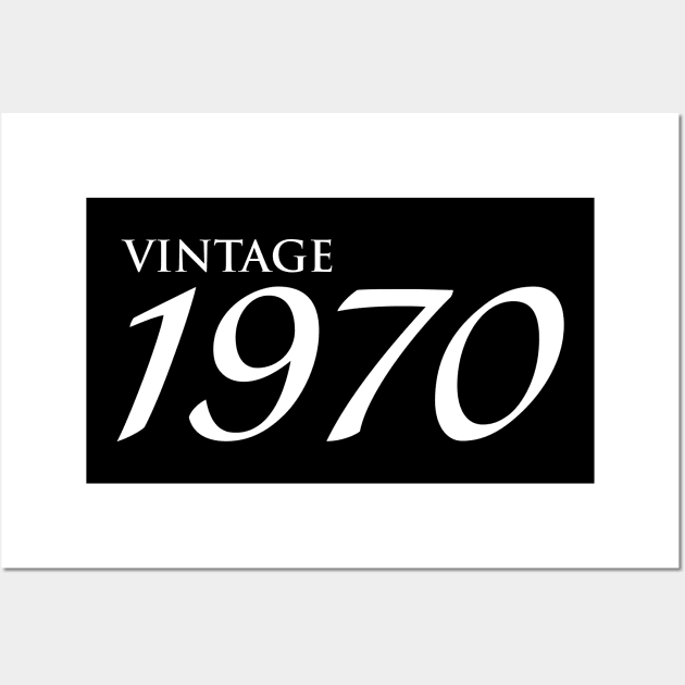 Vintage 1970 Wall Art by ThrivingTees